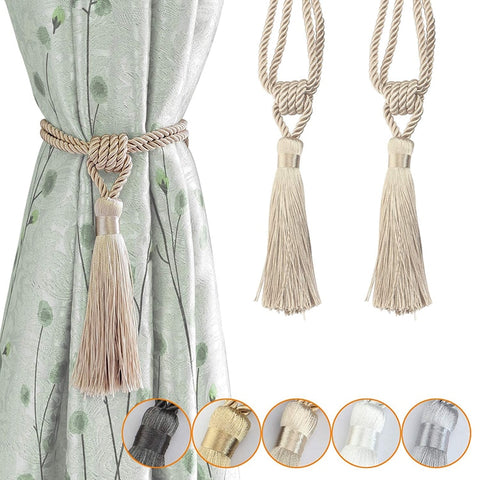 1Pc Handmade Tassel Curtain Tieback