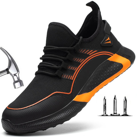 Man Lightweight Work Safety Shoes