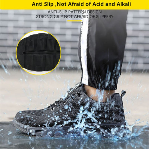 men anti-stab working special shoes