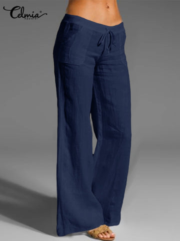 Women Vintage Wide Leg Pant