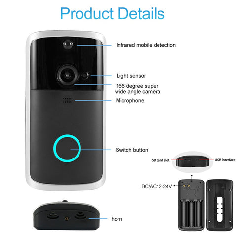 Smart Home WIFI Camera Door Bell