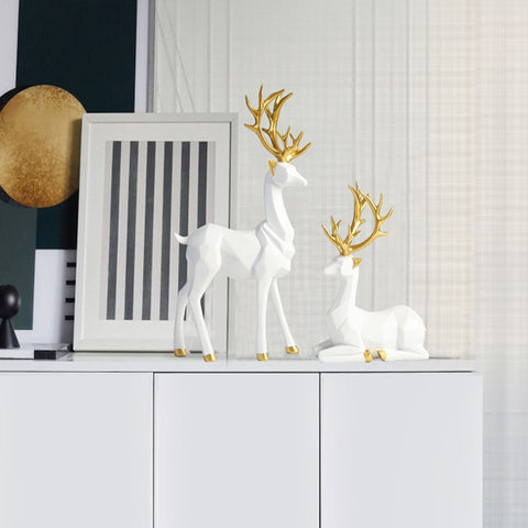Deer Statue Reindeer Figurines