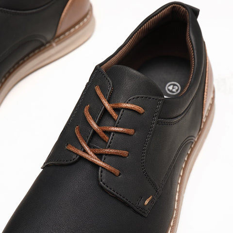 Men Pu Leather Breathable Casual Shoes