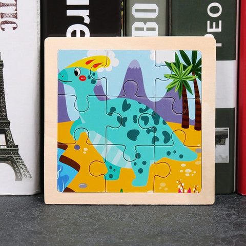 Kids Wooden Animal Puzzle Toys