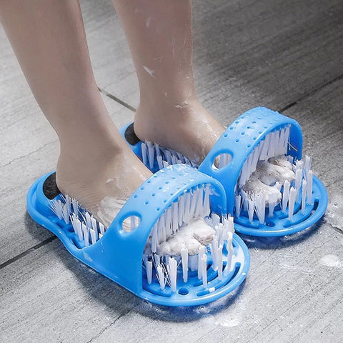Shower Foot Scrubber Slipper