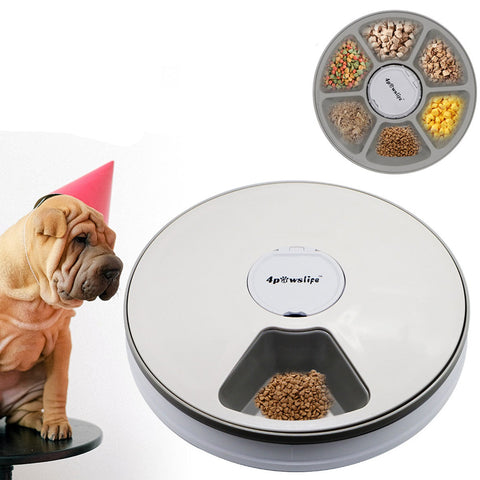 Dog Automatic 6 Grids Feeder