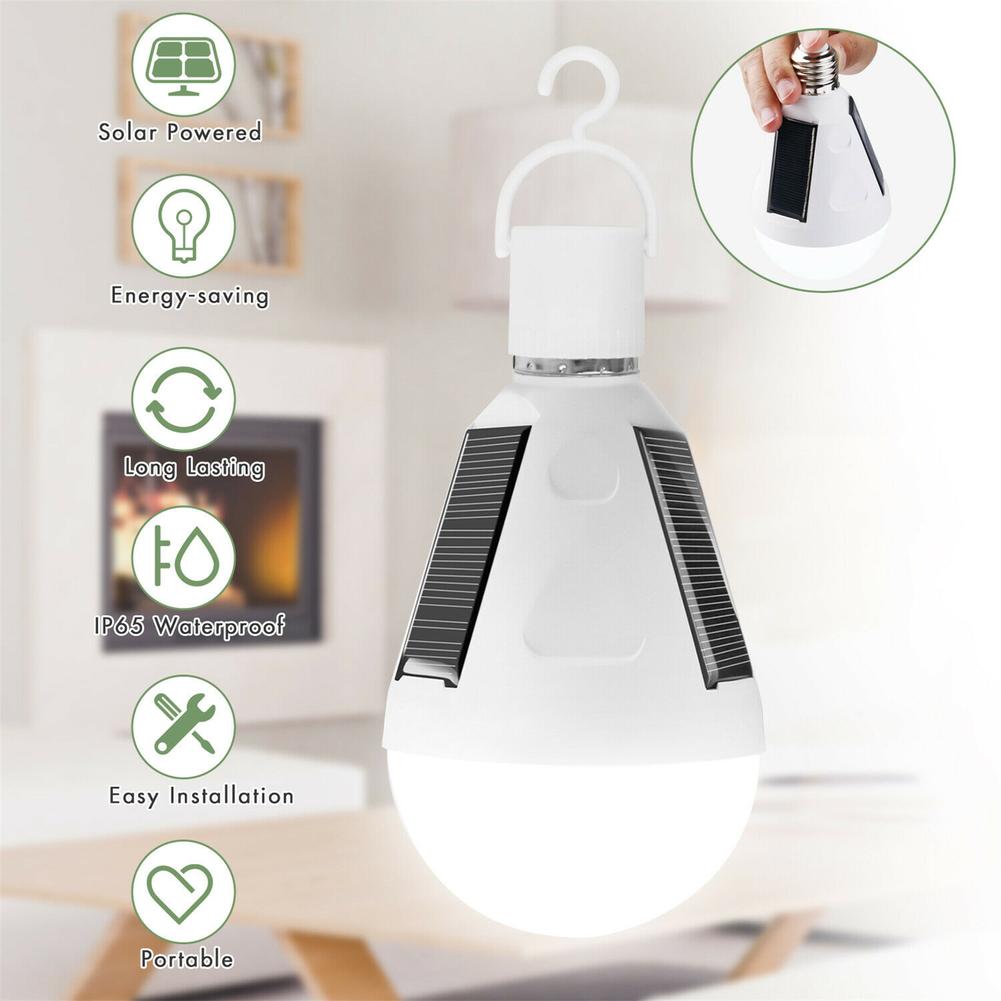 Outdoor Solar Panel Light Bulb