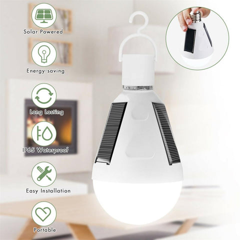 Outdoor Solar Panel Light Bulb