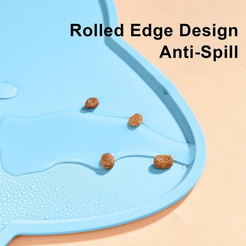 Dog Cat  Silicone Waterproof Food Mat