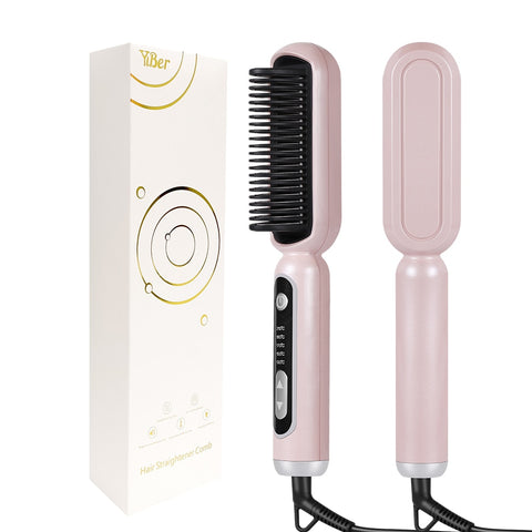 New 2 In 1 Hair Straightener Brush