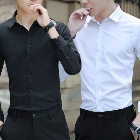 Slim Fit No Iron Long Sleeve Shirt