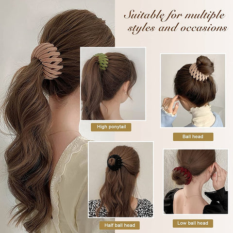 Women Solid Hair Claws Hairband