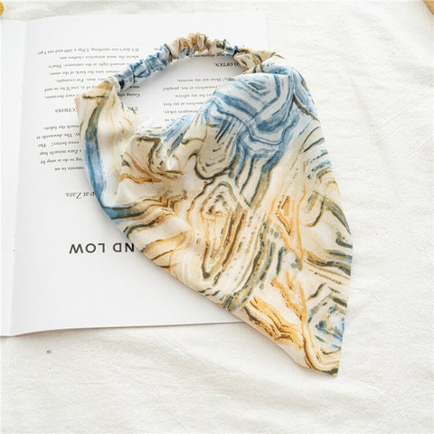 Women Vintage Triangle Head Scarf
