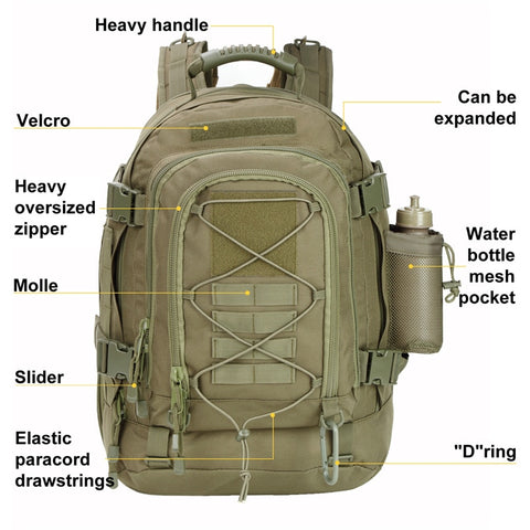 Men Military Tactical Backpack