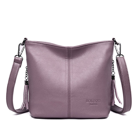 Ladies Genuien Leather Tassels Hand Bags