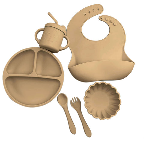 Baby Soft Silicone Feeding Set