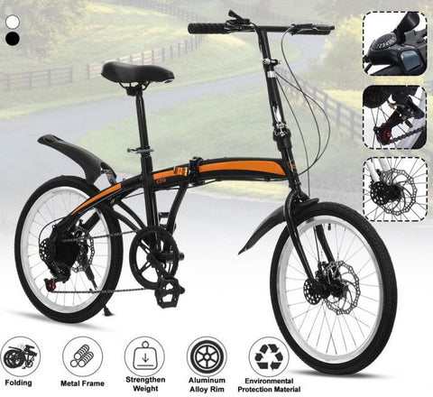 New Double Disc Brake Folding Bicycle
