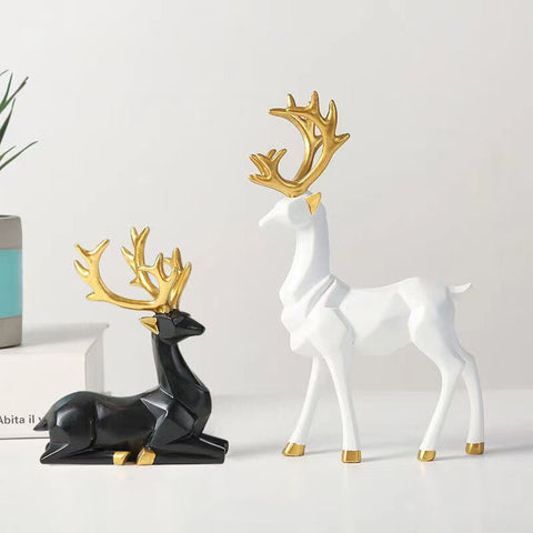 Deer Statue Reindeer Figurines