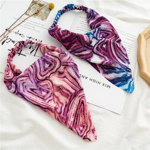 Women Vintage Triangle Head Scarf