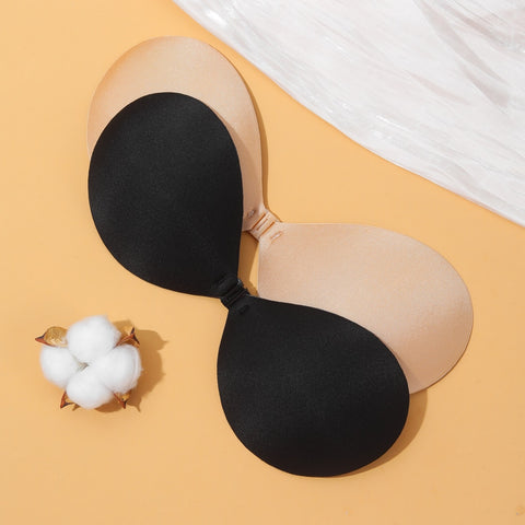 Women Closure Sticky Backless Strapless Bra