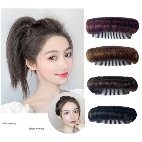Women Invisible Fluffy Hair Pad