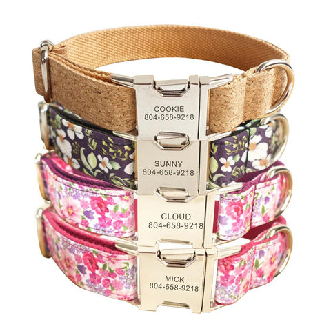 Dog Custom ID Tag Collar