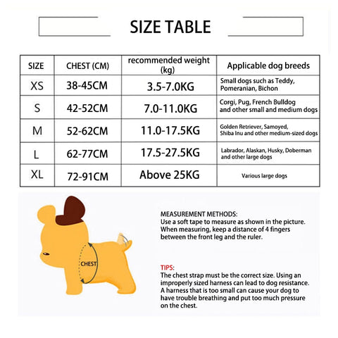 Dog Breathable Harness