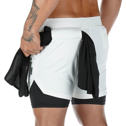 Men Camo Running Shorts