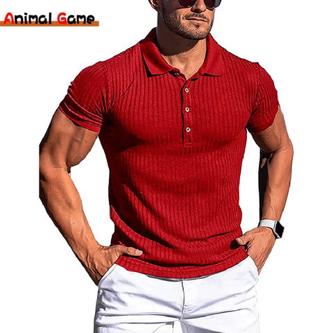 Turn-Down Collar T-shirt