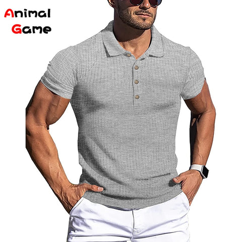 Turn-Down Collar T-shirt