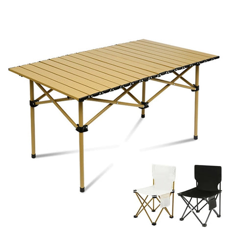New Portable Folding Camping table Chairs set