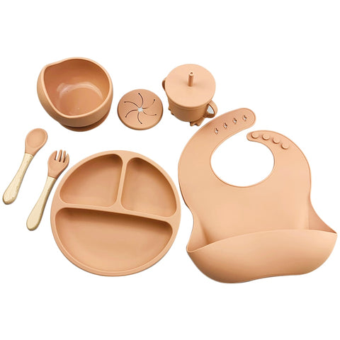 Baby Soft Silicone Feeding Set