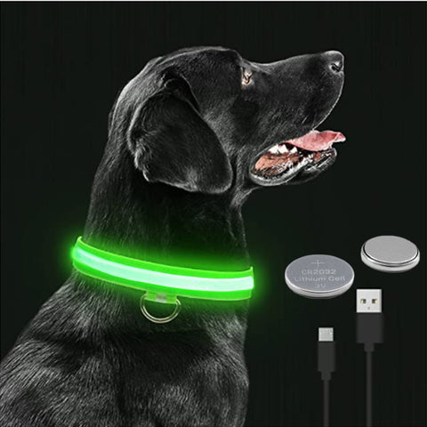 New LED Glowing Dog Collar