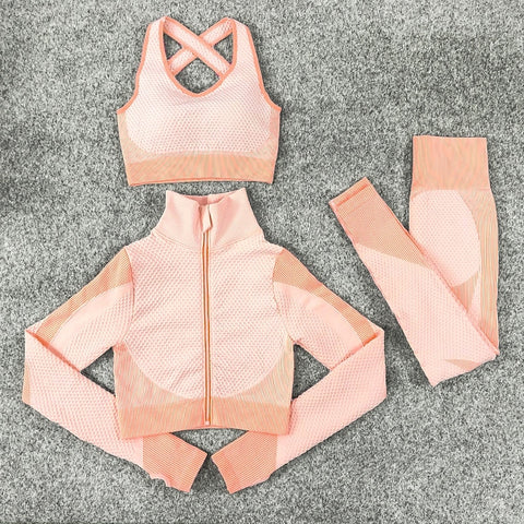 Women Seamless Workout Outfits Sets