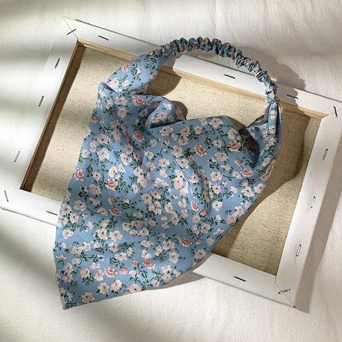 Women Vintage Triangle Head Scarf
