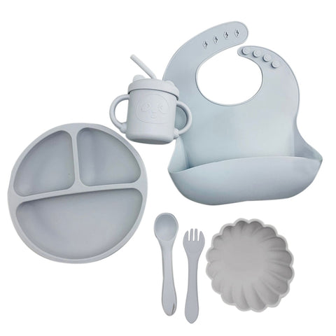Baby Soft Silicone Feeding Set