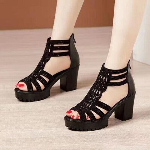 Woman Heels Gladiator Sandals