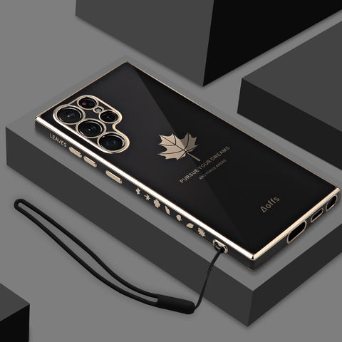 New Electroplated Maple Leaf Case