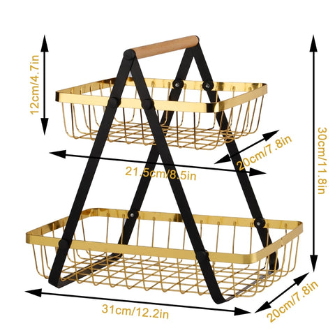Metal Fruit Basket