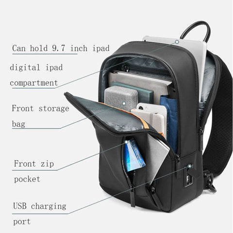 Multifunction USB Shoulder Bag