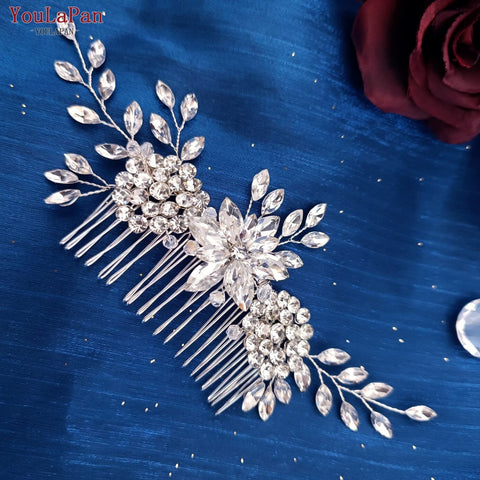 Women Crystal Bridal Hair Clips