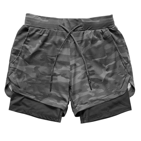 Men Camo Running Shorts