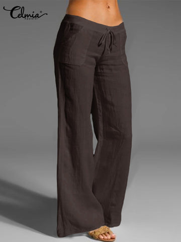 Women Vintage Wide Leg Pant