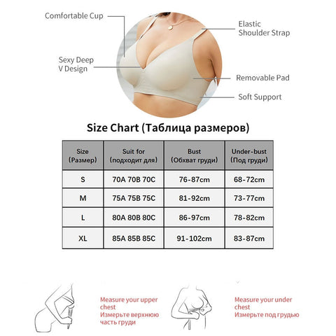 Woman Seamless Wireless Bra