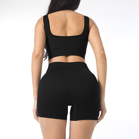 Women Ribbed Sport Sets