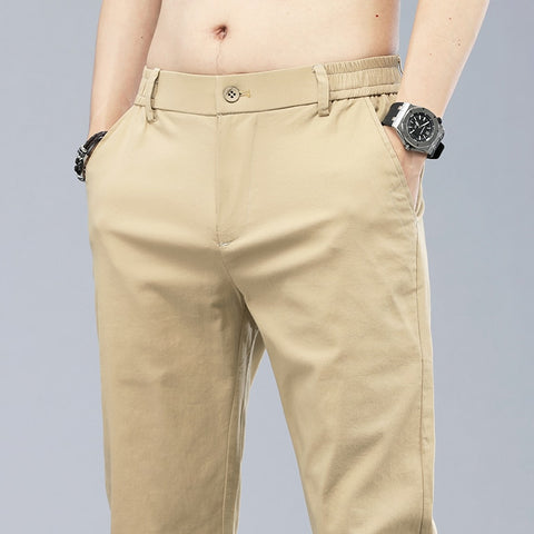 Spring Summer cotton Men Casual Pants