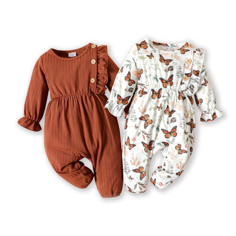 Baby Girl Long-sleeve Jumpsuit