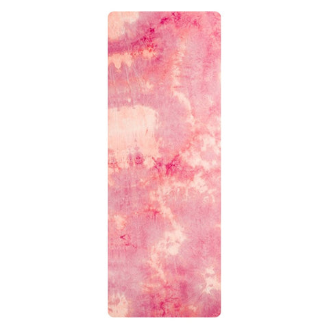 Lotus Pattern Suede TPE Yoga Mat