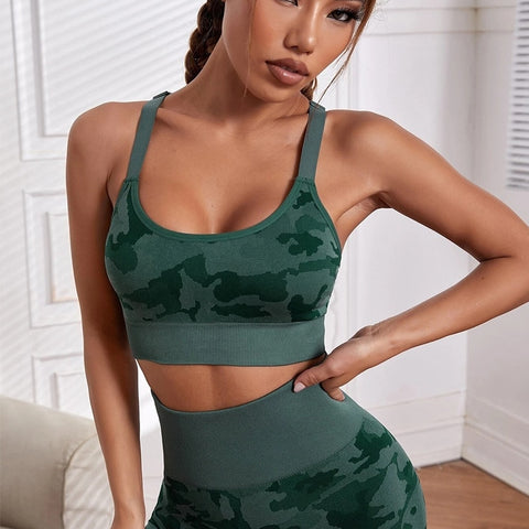 Women Camouflage Camo Sport Set