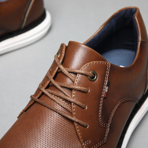 Men Lace Up Business Shoes